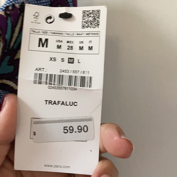 Zara strapless jumpsuit - Picture 8 of 9